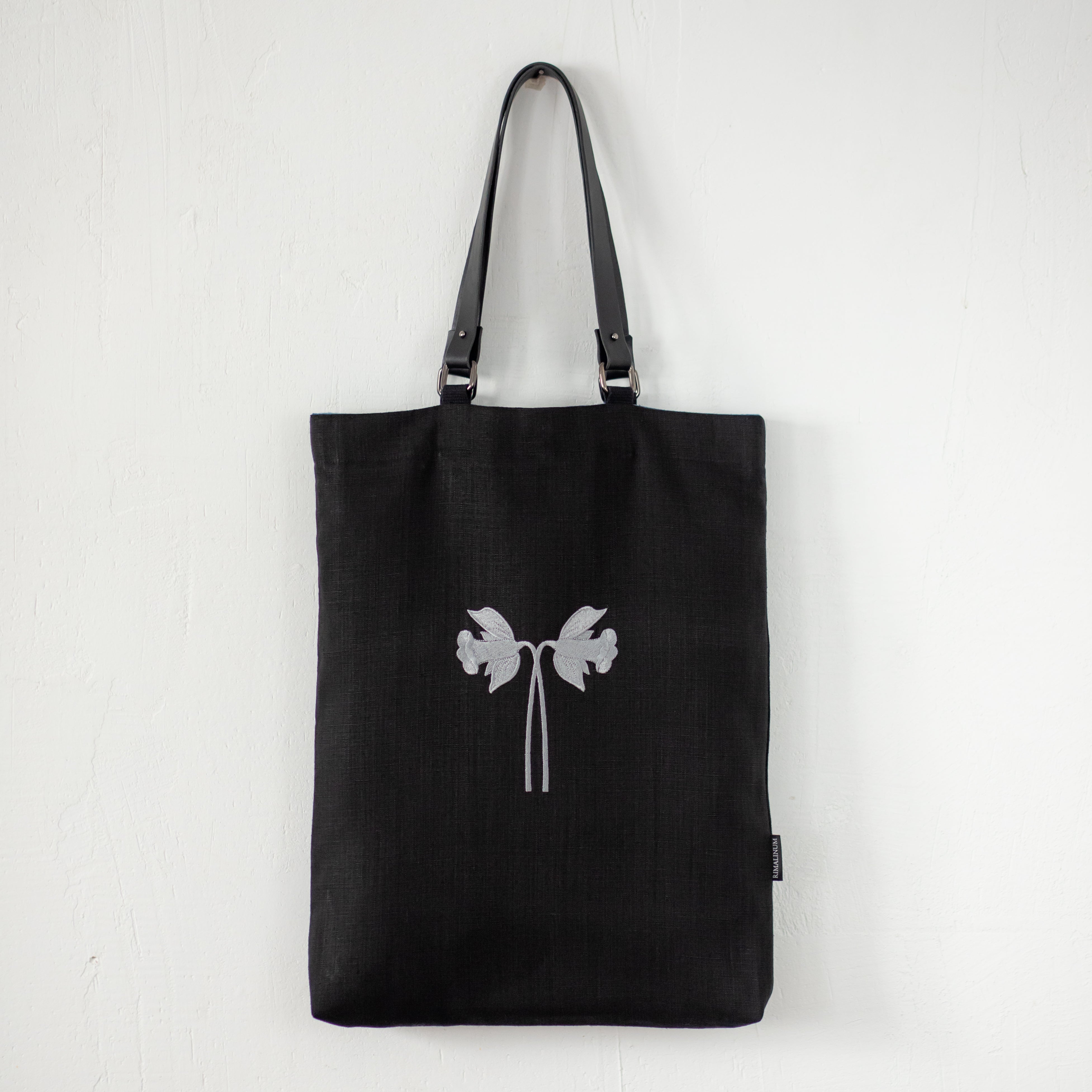 Tote Bag the Tote Bag Embroidered Minimalism Cotton Canvas Eco