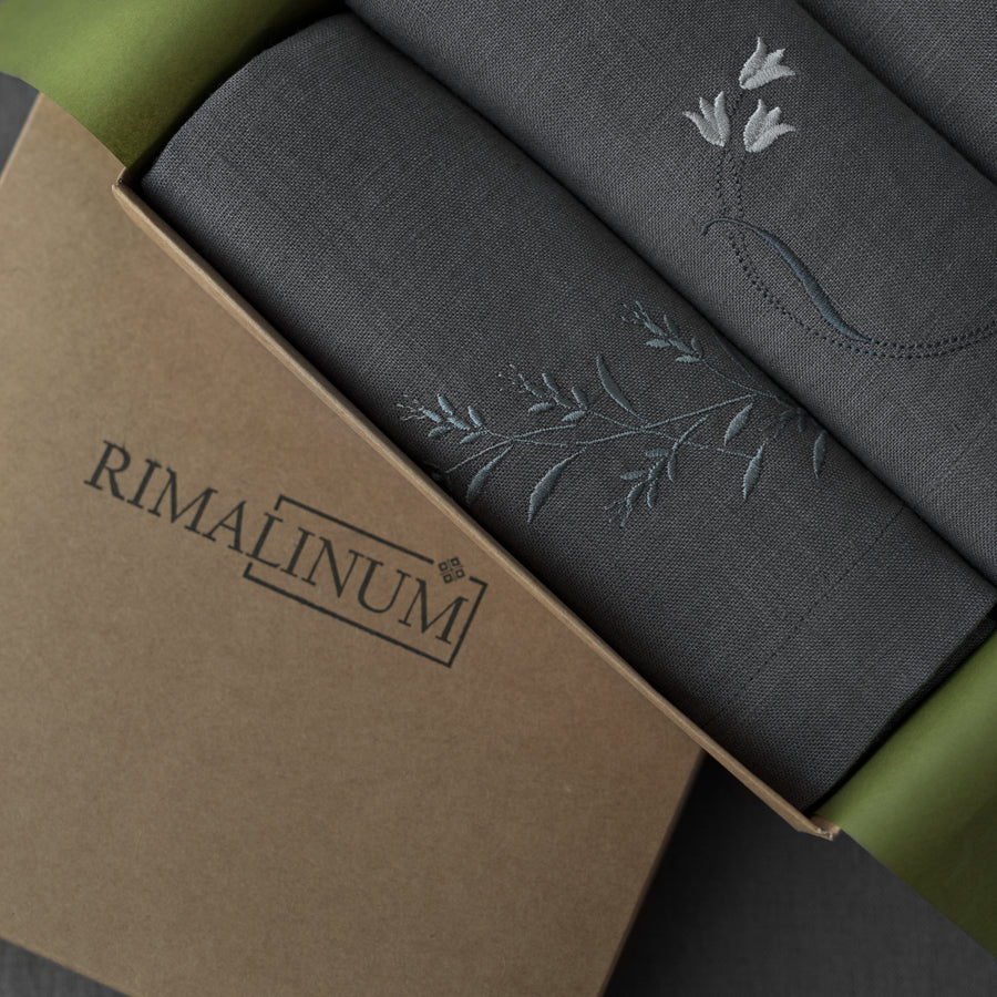 Linen Napkins set gift box - Rimalinum