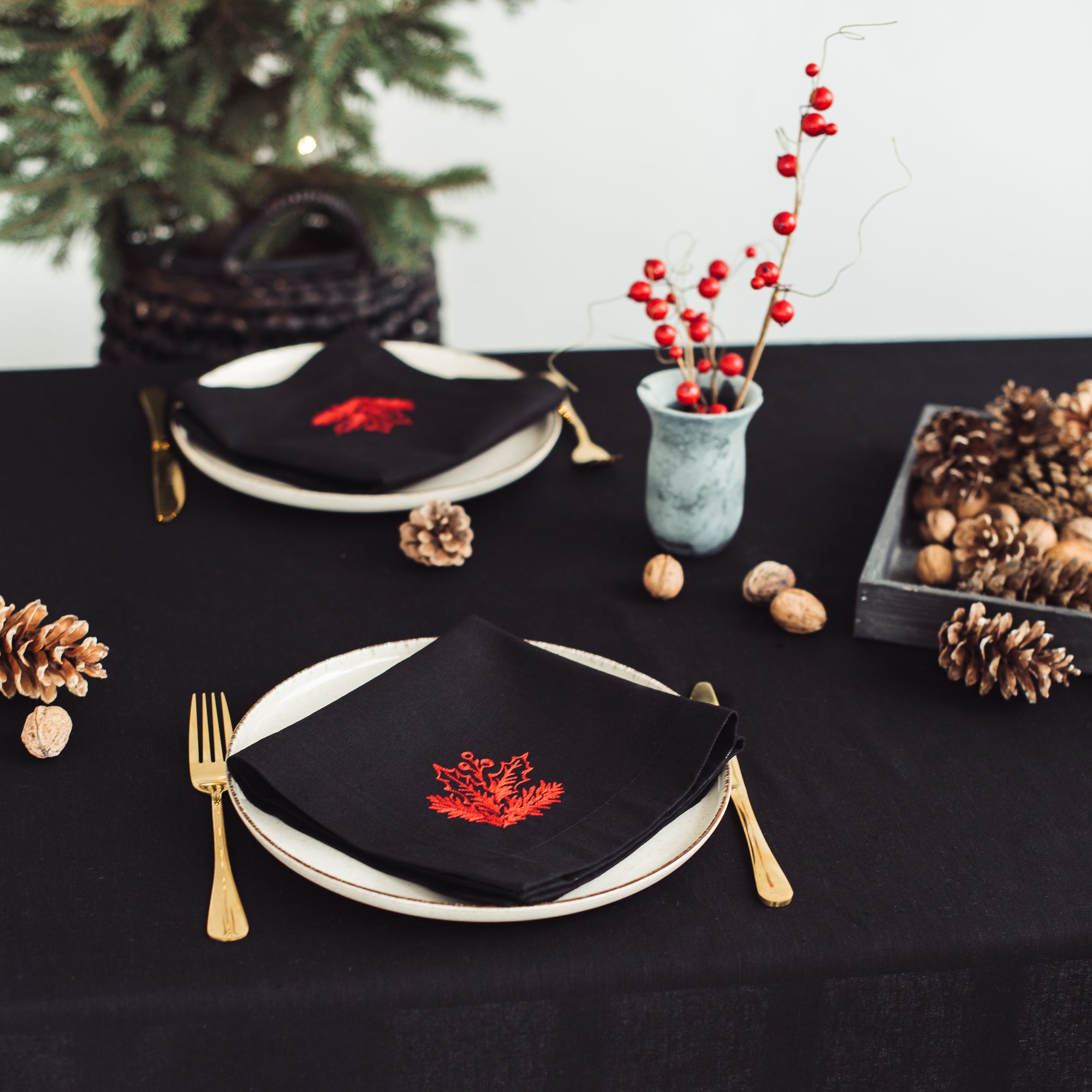 Christmas Table Napkins. Xmas Table Cloth Napkin. Red Linen Napkins. Soft  Washed Linen Napkin Cloth. Linen Dinner Napkins. Xmas Table Linens -   Hong Kong