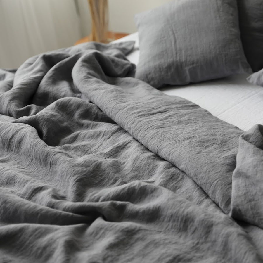 Luxury linen bedding