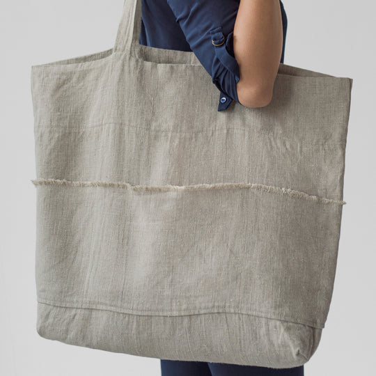 Linen Tote Bag from Rimalinum, Lithuania