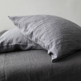 Medium grey  Classic Pillowcases - 100% Lithuanian Line