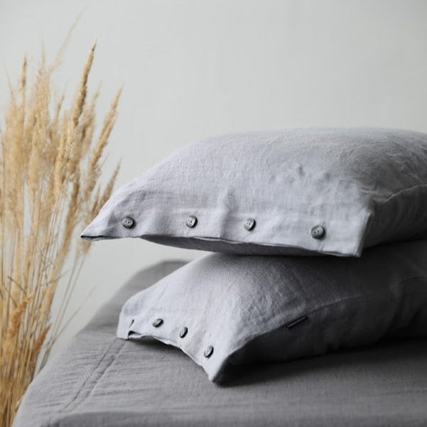 Stone Washed Linen Duvet Cover "Barbora" | Hypoallergenic, Anti-Bacterial And Antistatic