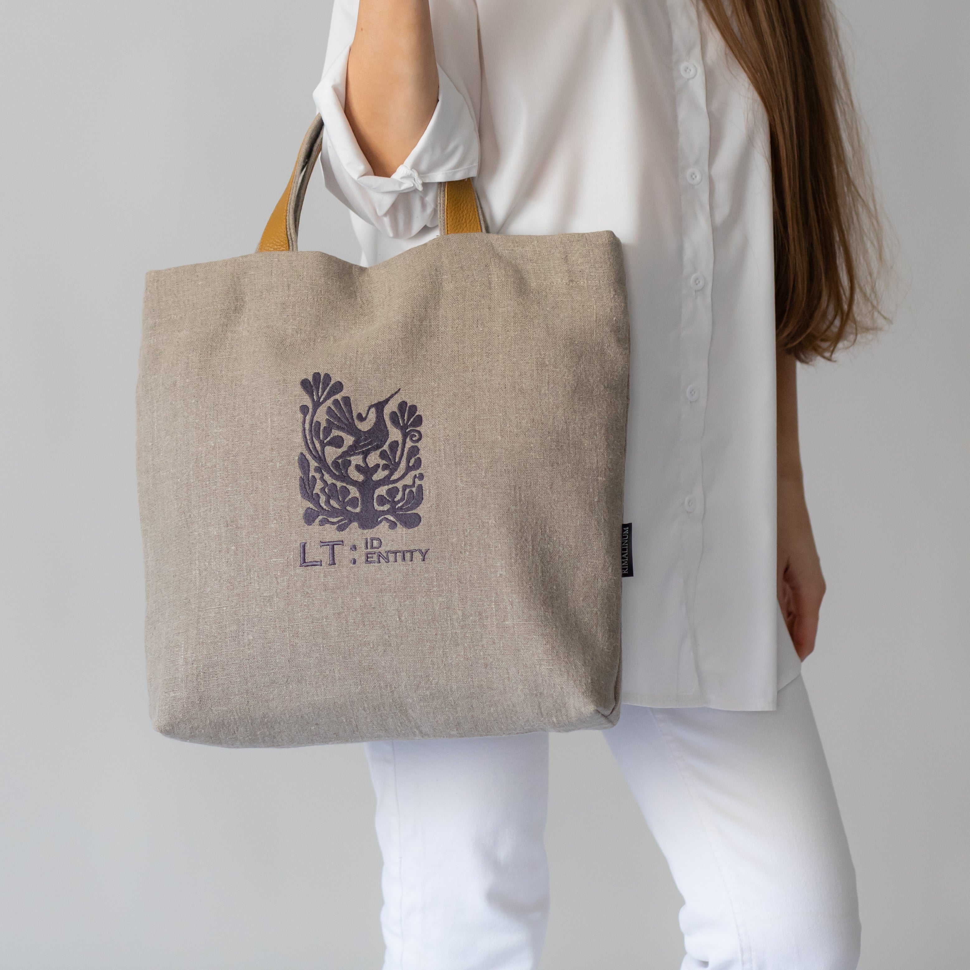 LT Identity natural linen bag from Rimalinum