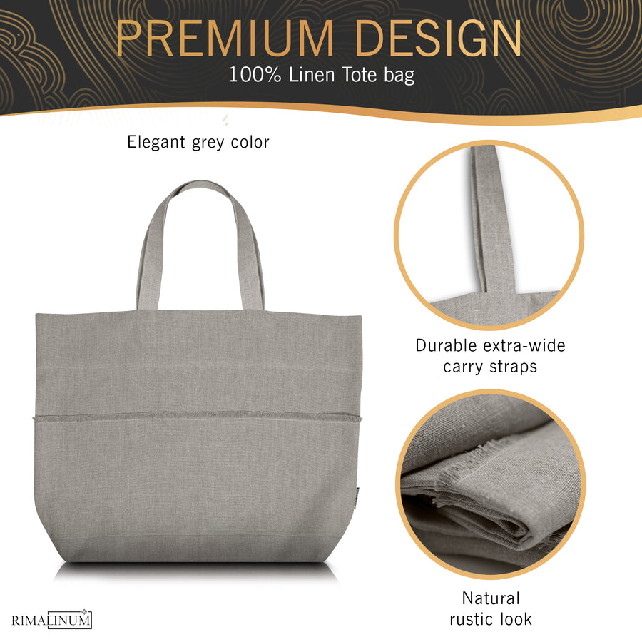 Oversized Tote Bag - Biodegradable Fibers - Good for the Planet – RIMALINUM