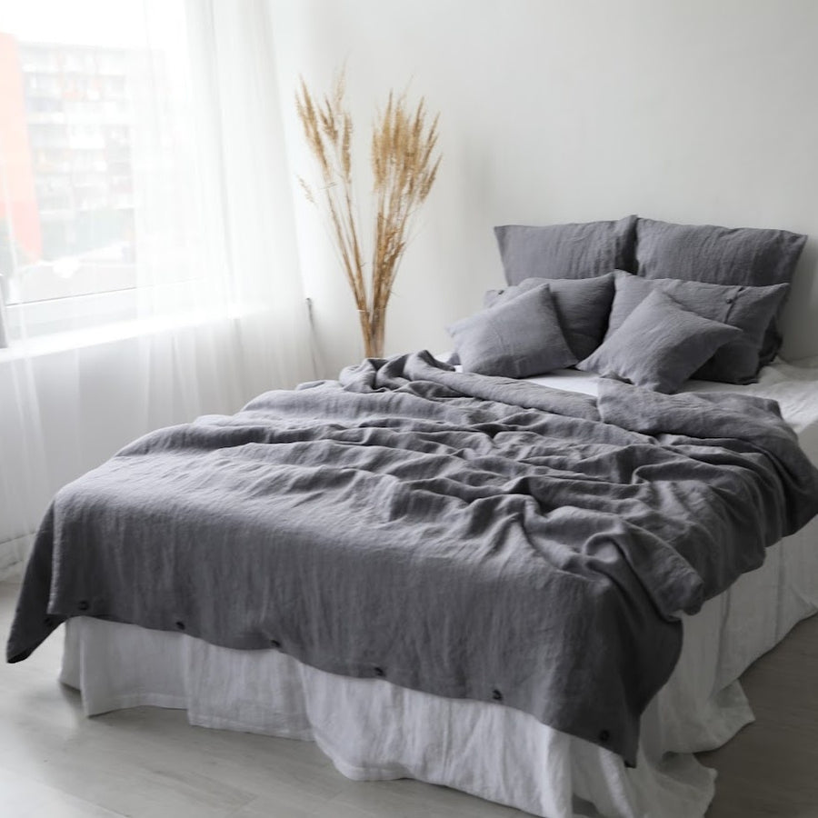 100% Lithuanian linen duvet cover for all bed sizes USA and EU