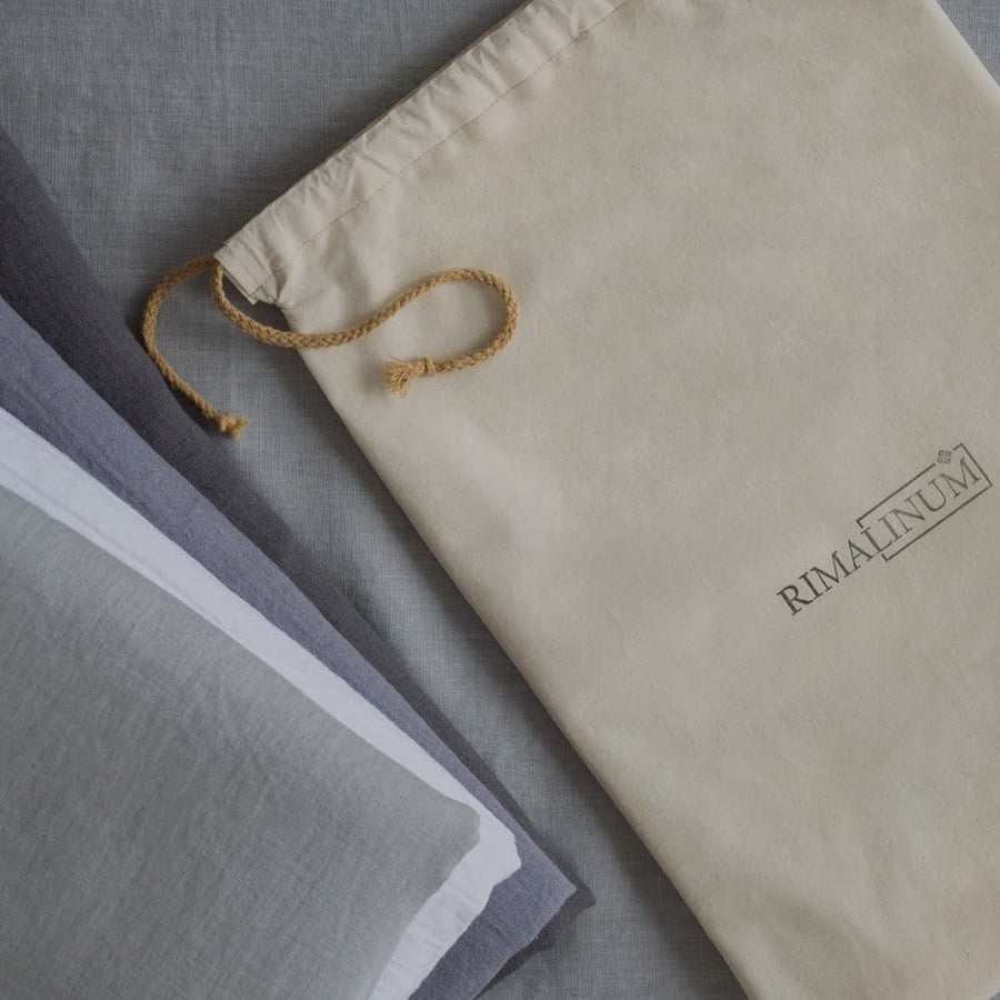 Eco packaging for linen bedding